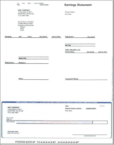 The amusing 006 Blank Adp Pay Stub Template Ideas Striking Stubs Word ...