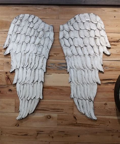 Custom Order for Vicky G. Extra Large Textured Architectural Angel Wing ...