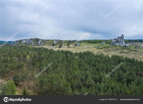 Aerial View Mirow Castle Eagles Nests Trail Medieval Fortress Jura — Stock Photo © Curioso ...