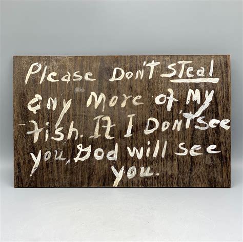 Please Don't Steal Sign - Ocean Springs Mercantile