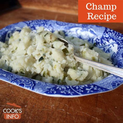 Champ Recipe - CooksInfo