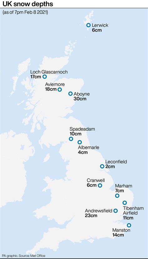 Snow and ice warnings still in place for most of Britain