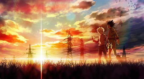 720x7202 Gon and Killua walking at a beautiful sunset 720x7202 Resolution Wallpaper, HD Anime 4K ...