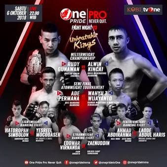 One Pride MMA Fight Night 23: Unbeatable Kings | MMA Event | Tapology