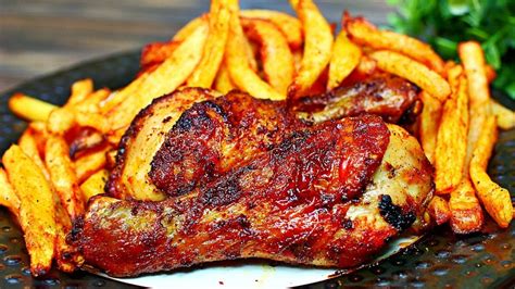 Air Fryer Fried Chicken and French Fries Recipe - YouTube