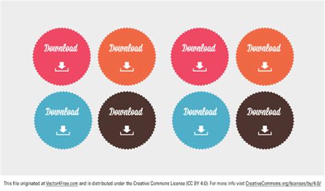 Free Download Button Vectors