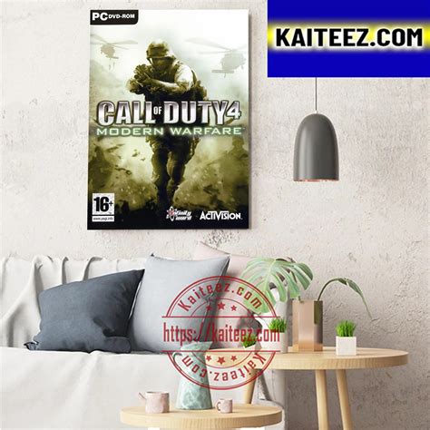 Call Of Duty 4 Modern Warfare Art Decor Poster Canvas - Kaiteez