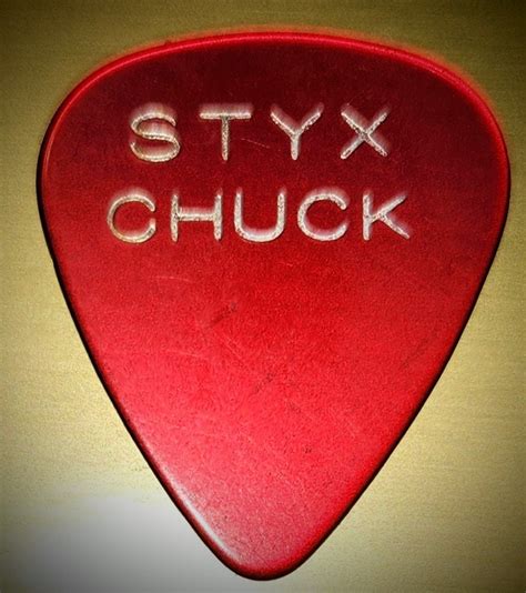 Styx / Chuck Panozzo, Guitar Pick, RARE! Authentic Vintage 1978 ...