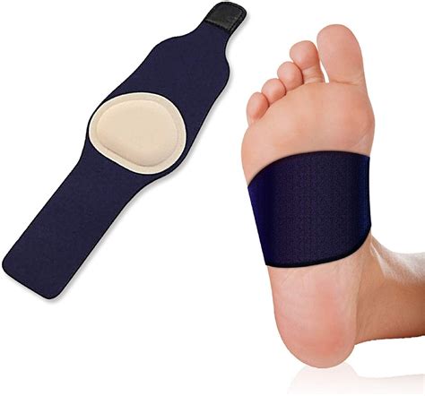 Plantar Fasciitis Arch Support Foot Pain Sleeve Soft Gel Padding for Flat Feet and Plantar ...