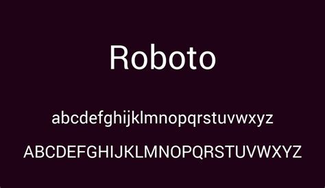 Roboto Italic Font Ailesi font - Font Tr