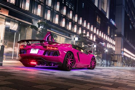 Pink Lamborghini Aventador Turns Heads In Tokyo | Carscoops