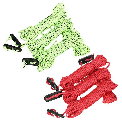 4pcsx4M Multifunction Tent Rope Reflective At Night Tent Accessories Outdoor Sports Camping ...