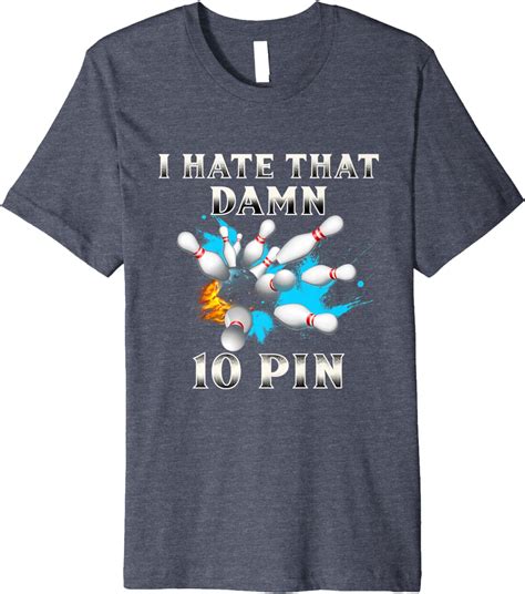 Bowling 10 Pin Funny For Bowling Player Premium T-Shirt