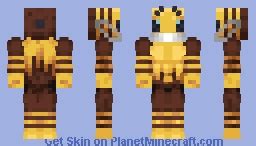 Bee w/ Mask Minecraft Skin