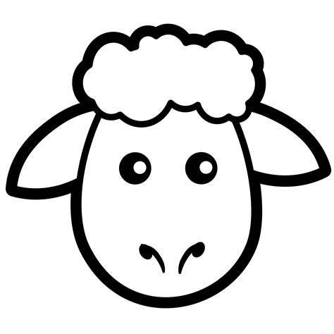 cartoon sheep face clipart - Clip Art Library