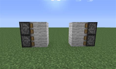 Compact piston door [2X2] Minecraft Project