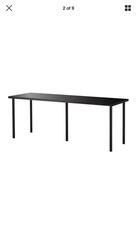 IKEA linnmon long desk 2m black in CA3 Carlisle für 40,00 £ zum Verkauf | Shpock DE