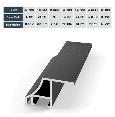 Frame My TV Samsung The Frame 55" Frame - FRMALSCBLK55 | Abt