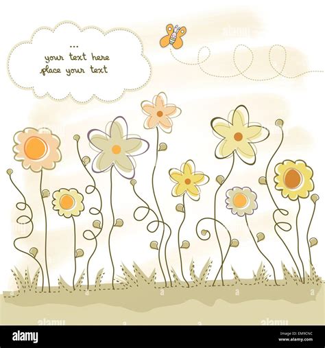 Cute floral background Stock Vector Image & Art - Alamy