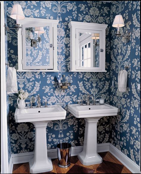 Bathroom Feature Wallpaper Ideas - BEST HOME DESIGN IDEAS