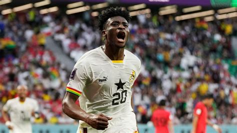 Kudus double gives Ghana victory over South Korea in five-goal epic...