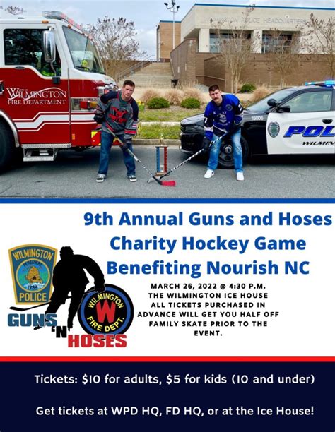 9th annual Guns and Hoses charity hockey game at Wilmington Ice House - WWAYTV3