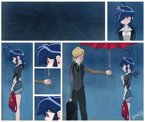 A Miraculous Ladybug PV Umbrella Scene - Miraculous Ladybug Fan Art (40185549) - Fanpop