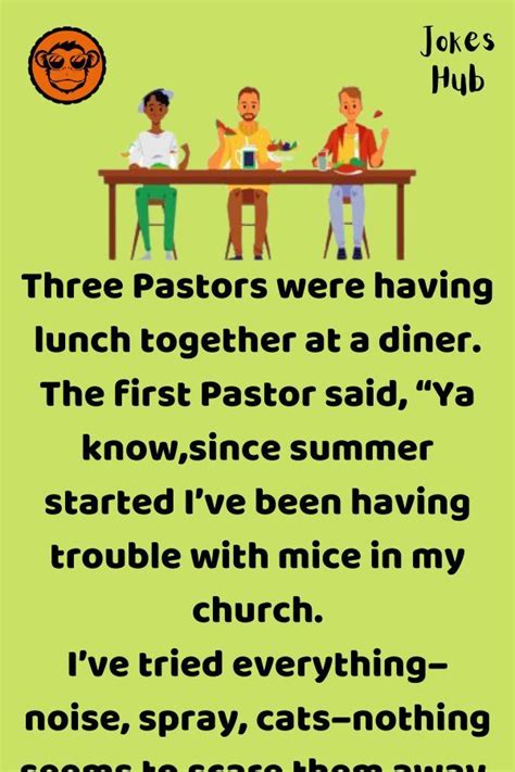 The Three Pastors | Daily jokes, Pastor appreciation quotes, Book jokes