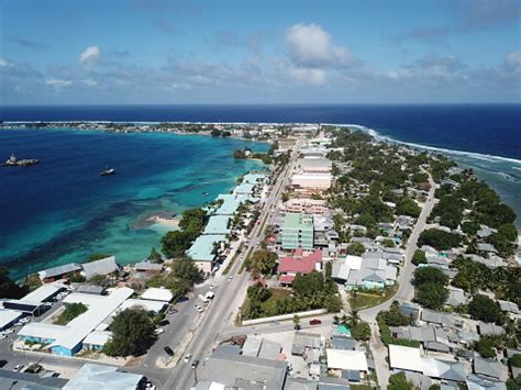 Majuro Atoll And Majuro Town In Marshall Islands Stock Photo - Download Image Now - Marshall ...