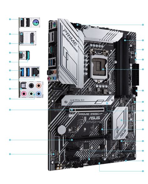 Asus PRIME Z590-P (LGA1200, Z590, DDR4, USB3.2, SATA3) – ToniX Computer