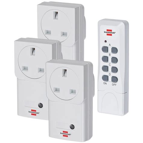 Remote Control Sockets - 3 Pack - 3A - 1000w - Mullingar Electrical