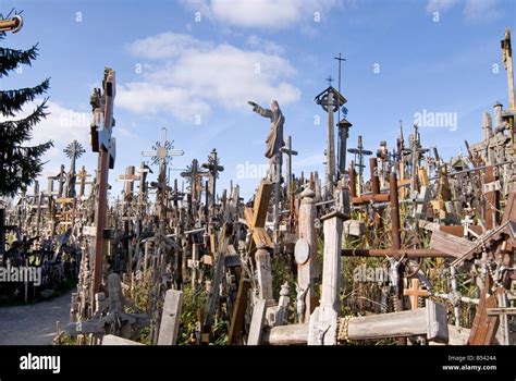 Hill of Crosses Lithuania Stock Photo - Alamy