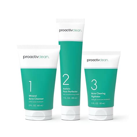 Buy Proactiv Clean 3 Step Acne Routine- Sulfur Acne , Azelaic Serum ...