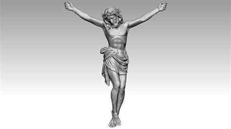 Jesus Christ on Cross II 3D model 3D printable | CGTrader