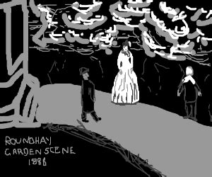 Roundhay Garden Scene (1888) - Drawception