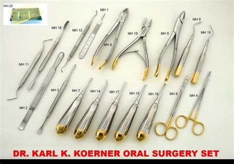 Dr. Karl Koerner Oral Surgery Kit - Medco Instruments