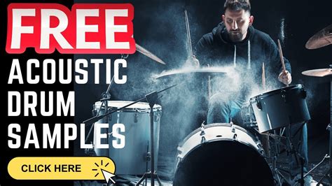 FREE DRUM SAMPLE PACK 500 acoustic drum samples download zip Free ...