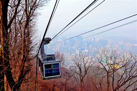 Enjoy Trip with N Seoul Tower Cable Car | Seoul Weather and Airport ...