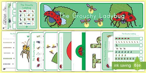 The Grouchy Ladybug Activity Pack (teacher made)