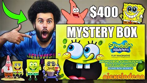 Opening A ENTIRE CASE Of 25 Of The RAREST SPONGEBOB SQUAREPANTS Mystery Box Figures EVER!! - YouTube