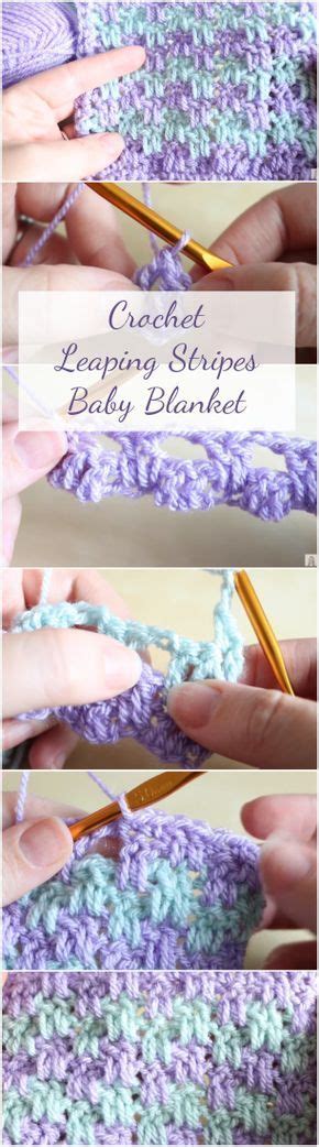 Crochet Leaping Stripes Pattern - Easy Stitch Tutorial + Video ...