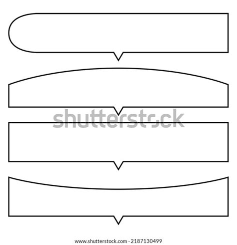 Vector Collection Set Dialog Box Designs Stock Vector (Royalty Free ...