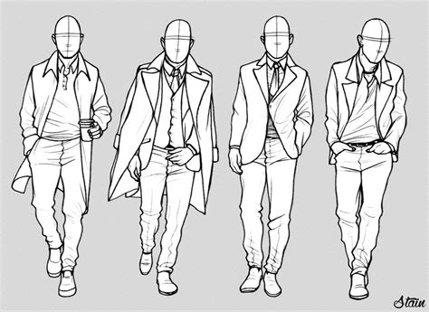 Reference Male Suit #1 by 6Stain9 on DeviantArt Suit Drawing, Face Drawing, Girl Drawing ...