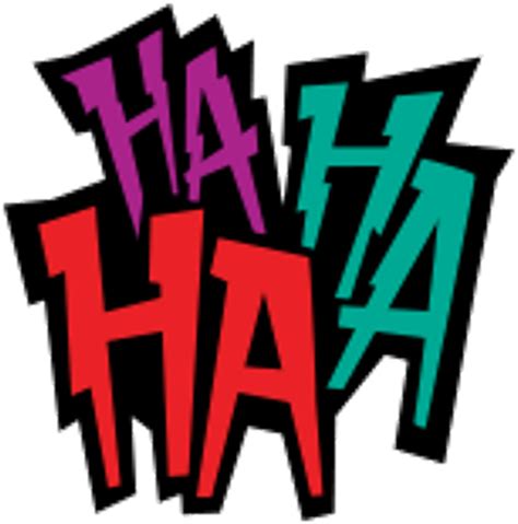 Hahaha Sticker Png Download - Joker Ha Ha Png Clipart - Full Size ...