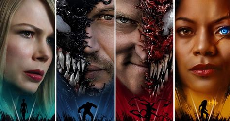 Venom 2 Character Posters Will Leave You Shrieking for More Carnage