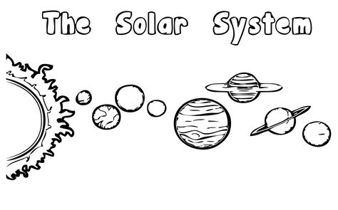 15 solar system coloring pages for kids - Print Color Craft