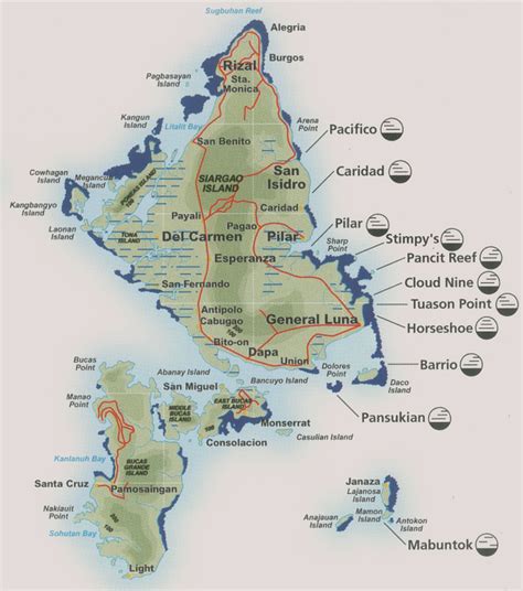 Siargao Map Siargao Island Siargao San Isidro - Vrogue