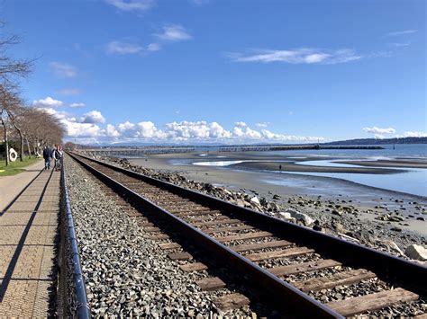 View of White Rock beach today : r/vancouver