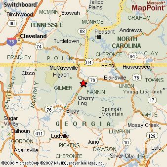 Where is Blue Ridge, Georgia? see area map & more