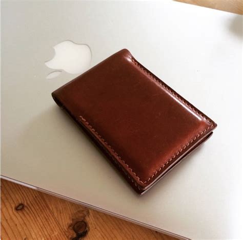 personalised slim leather card case holder by holdall & co | notonthehighstreet.com